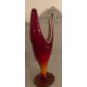 Retro-Vase / Vase mundgeblasen aus den 60ern / Designstück Glas