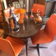 Art Déco Tischgruppe in orange